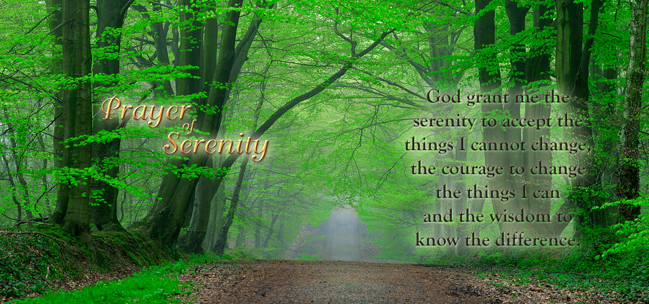 Serenity Prayer (Forest Path)